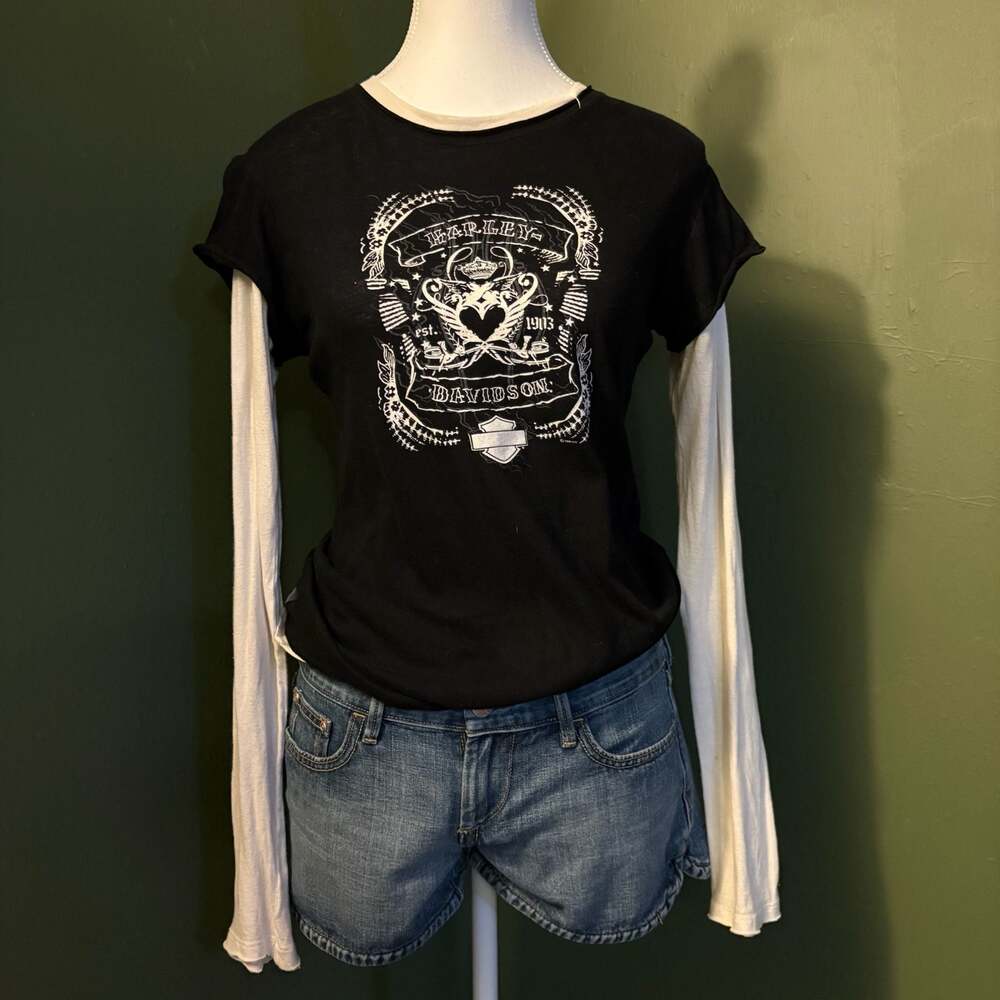 Harley-Davidson Cool Springs Franklin TN Layered Look Long Sleeve T-Shirt